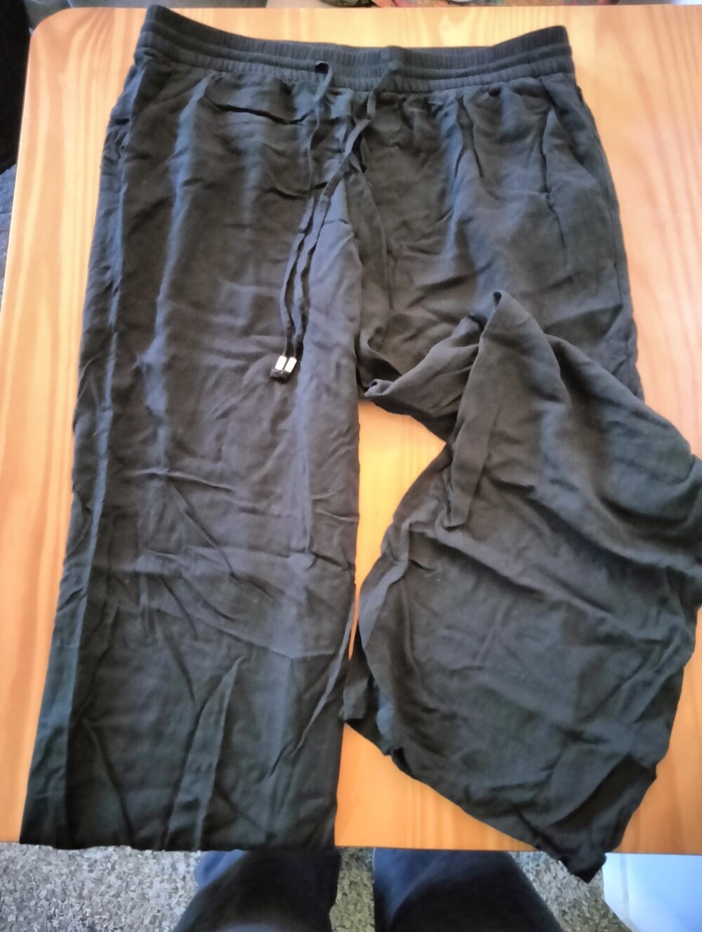 Old Navy Black Women's Drawstring Summer Pants